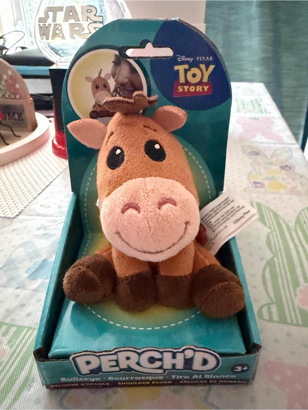 Disney Toy Story Perch'd Brown Bullseye Plush – Soft Kids Toy